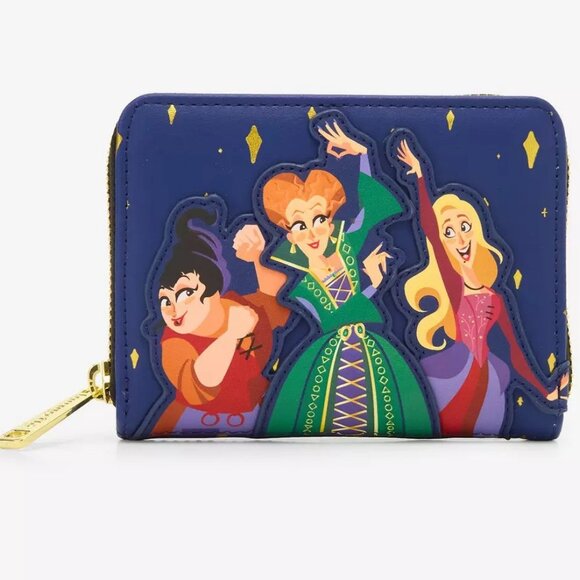 Loungefly Handbags - Loungefly Disney Hocus Pocus Wallet Sanderson Sisters Zip Around New